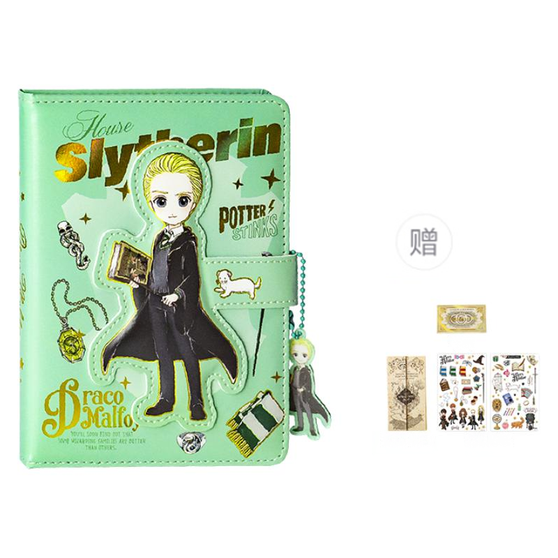 HARRY POTTER Harry Potter Ron Hermione Malfoy Luna Notebook Cute Cartoon Characters A5 Notebook Stationery Set Handbook