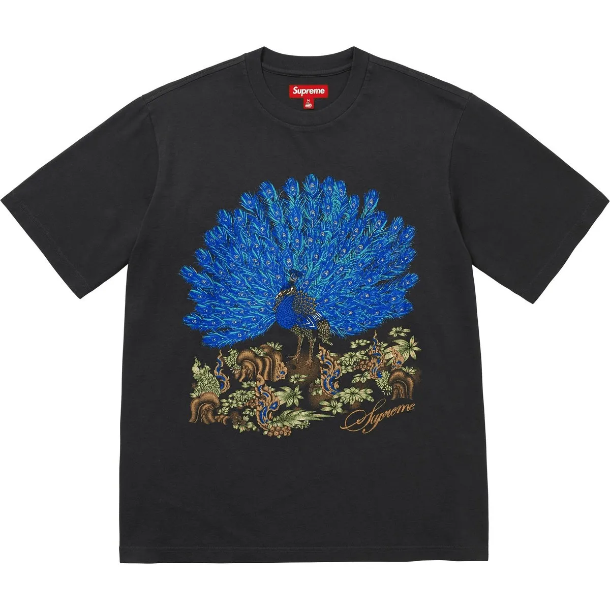 Supreme FW25 WEEK15 Peacock S/S Top T Shirt Unisex