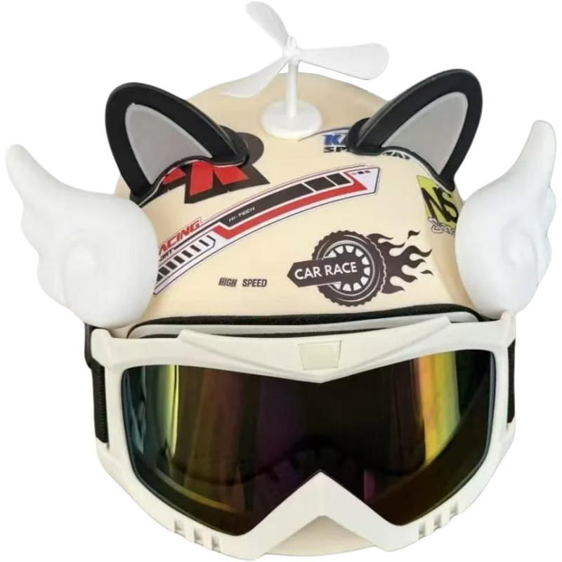 Universal neon electric car, safe half helmet for cycling