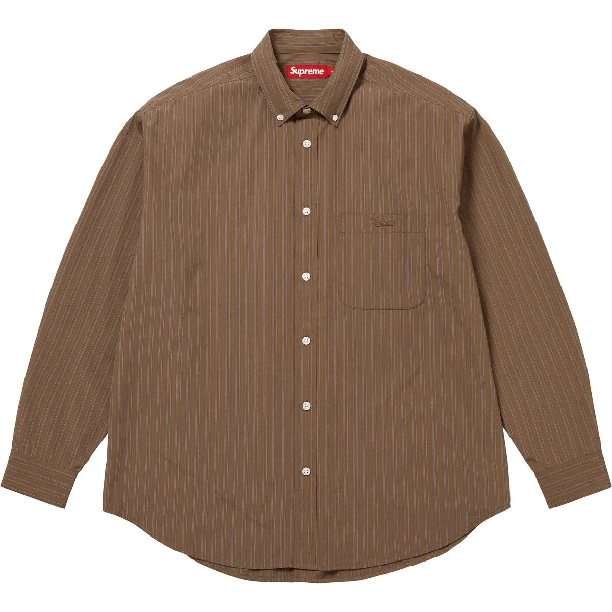 Supreme FW25 WEEK15 Pinstripe Shirt Unisex