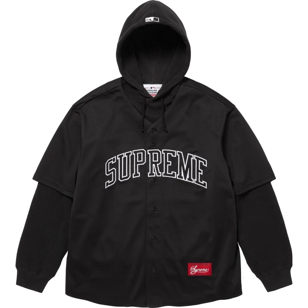 Supreme x Chicago White Sox logo-detail hoodie