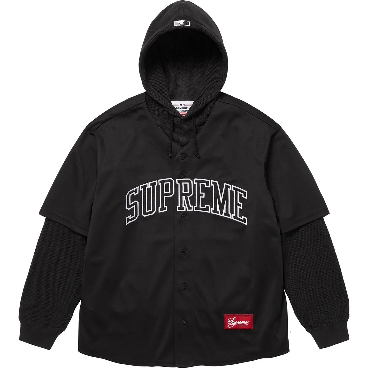 Supreme x Chicago White Sox logo-detail hoodie