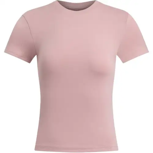 Under Armour T Shirts Women's Pink Crew Neck Moderate Other