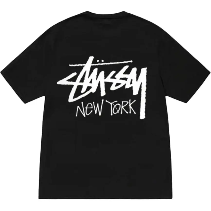 Stussy New York Limited T Shirts Unisex Crew Neck Straight Fit