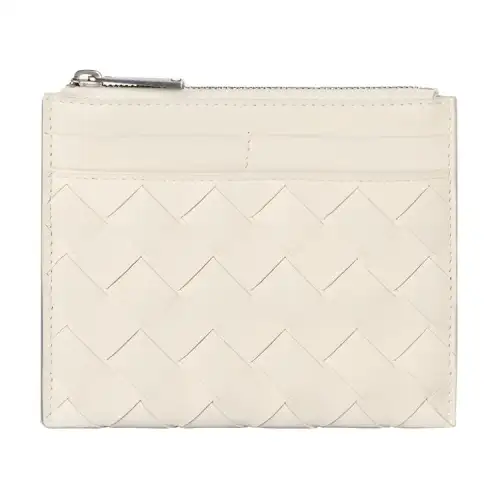 Bottega Veneta Calfskin Wallet Men's Ecru