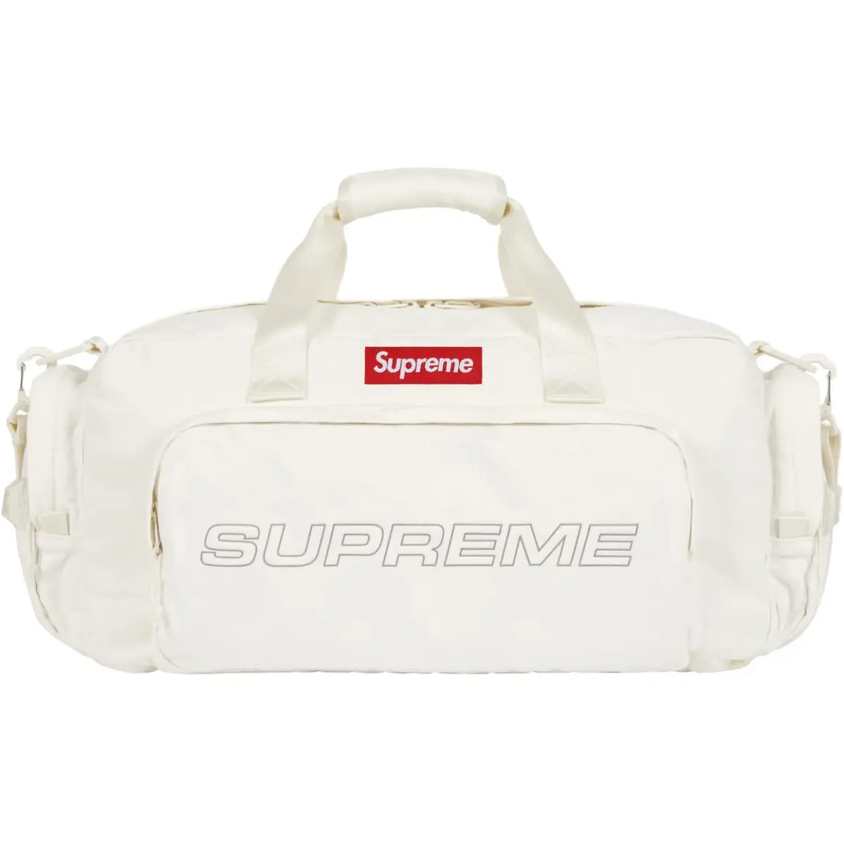 Supreme 39L Nylon Handbag Travel Bag Unisex White