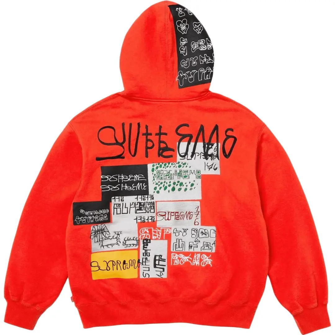 Supreme 176 zip-up hoodie
