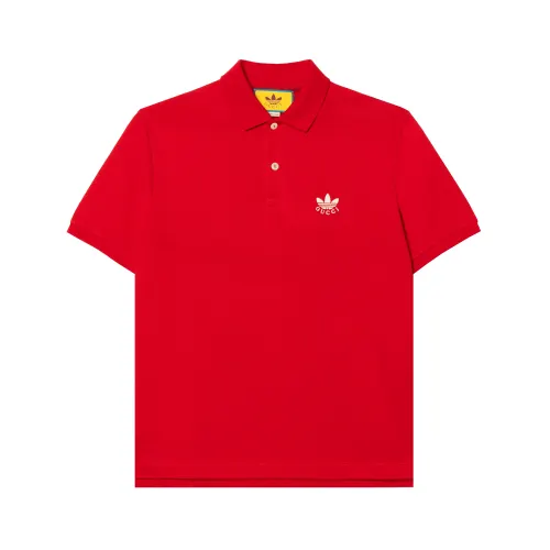GUCCI X Adidas Cotton Piquet Polo