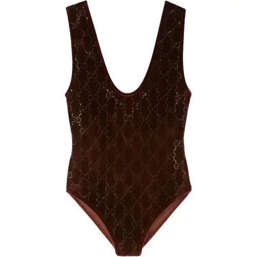 Gucci Gg Embellished Bodysuit