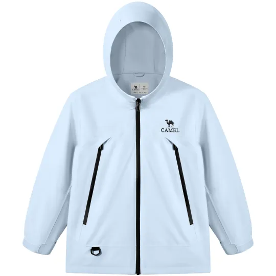CAMEL Kids Windbreaker Jackets Hooded Moderate