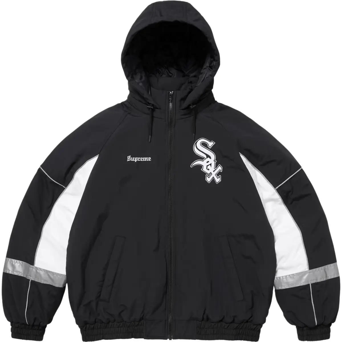 Supreme Chicago White Sox hooded stadium jacket