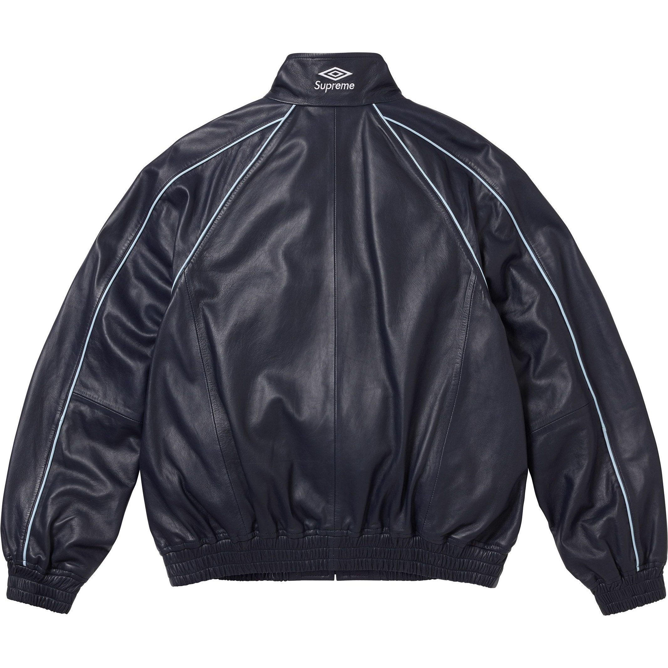 Supreme Umbro Leather Track Jacket ブラック Supreme x Umbro】Leather Track Jacket☆Black☆25FW☆ (Supreme