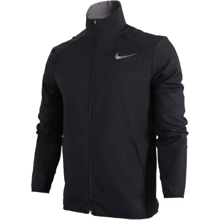 Nike Jackets Men's Black Stand Collar Moderate Other