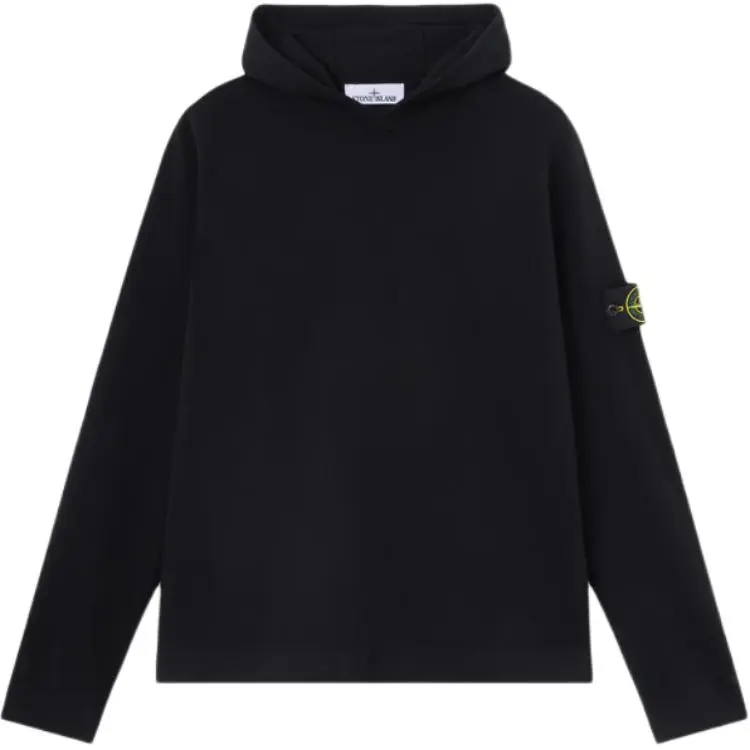 Stone Island logo-patch hoodie
