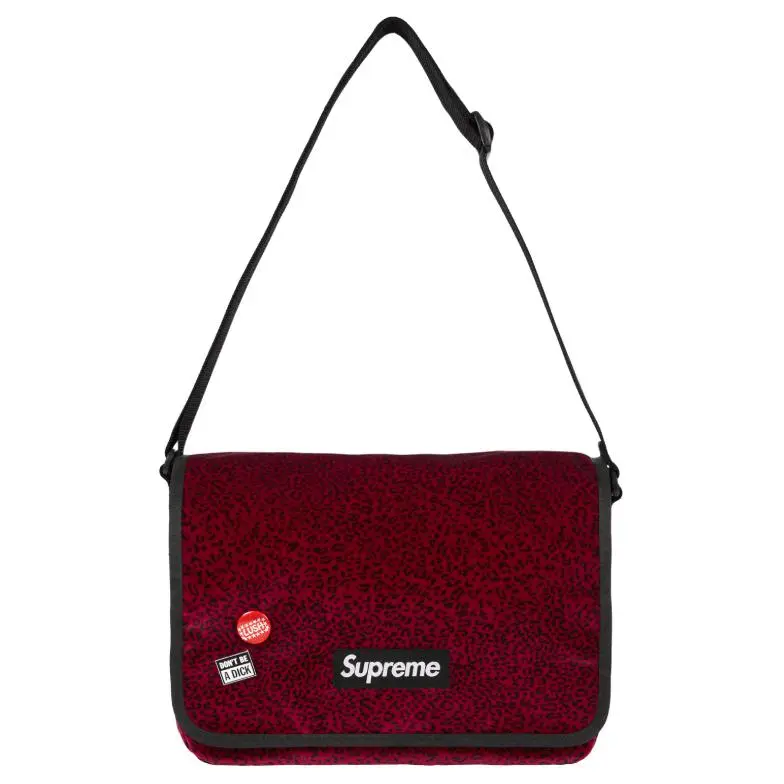 Supreme Nylon Messenger Bag, Shoulder Bag Small Women's Red