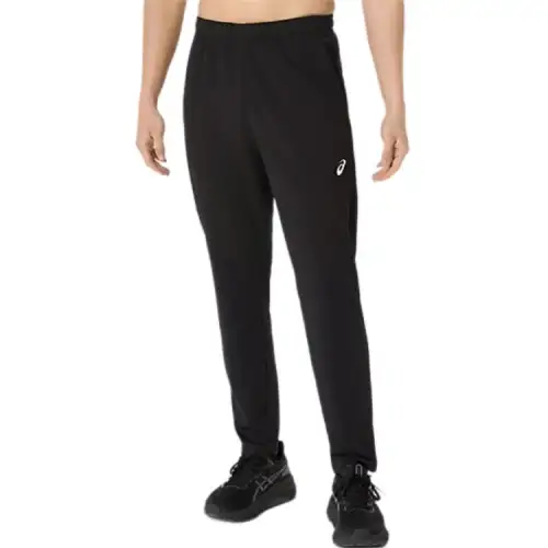 ASICS Casual Pants Men's Black Moderate Straight Fit Pants