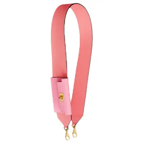 HERMES Kelly Pocket Swift And Epsom Calfskin Bag Straps Women's Pink Multicolor