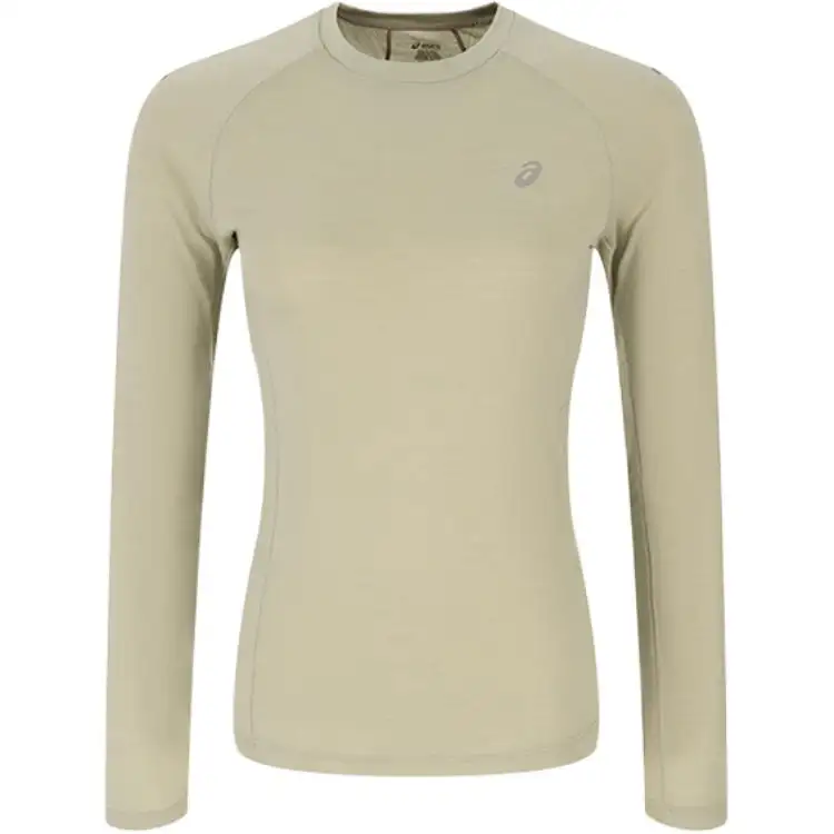 ASICS Sweaters Women's Gray Green Crew Neck Moderate Other