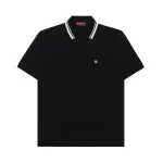 GUCCI Logo Embroidered Short Sleeve Polo Shirt