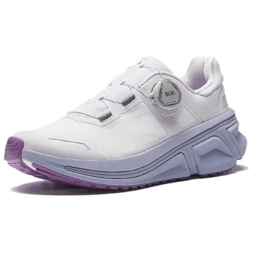 Anta Champion Honor 3 Slip Resistant, Abrasion Resistant, Breathable Low top Casual Running Shoes Women's White Purple