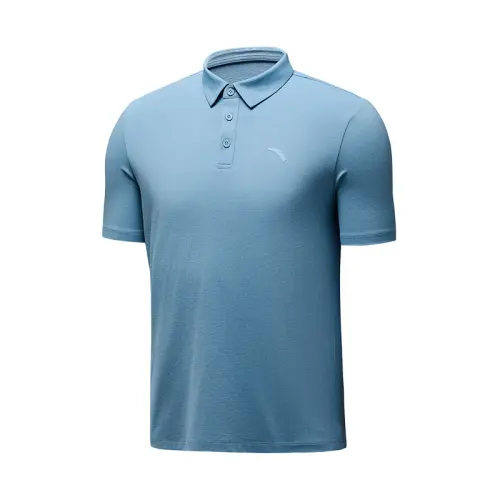Anta Business Polo Champion Collection Men's Red Rock Blue