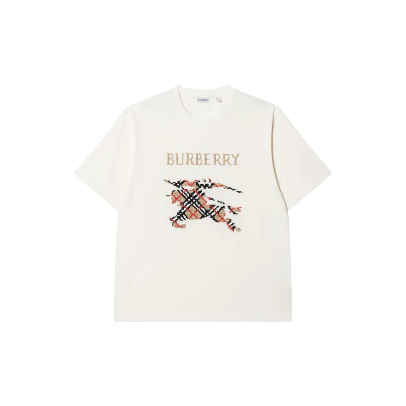 Burberry cross-stitch EKD T-shirt