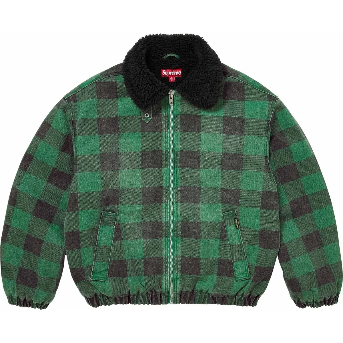 Supreme FW25 WEEK7 Faux Shearling Lined Bomber Jacket Jackets & Coats Unisex