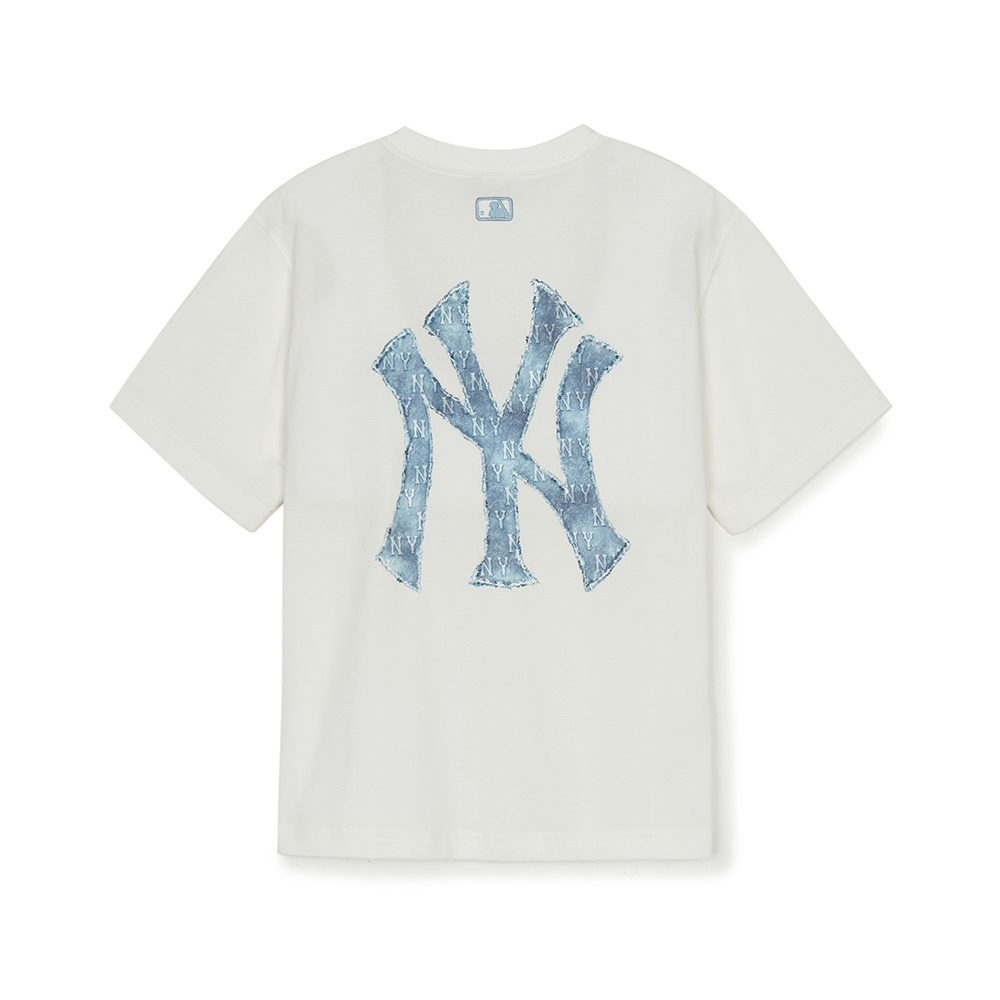 Футболка MLB Monogram Нью-Йорк Янкиз (белая)