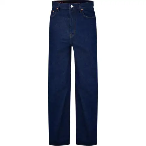 GUCCI Jeans Men's Dark Blue Moderate Other