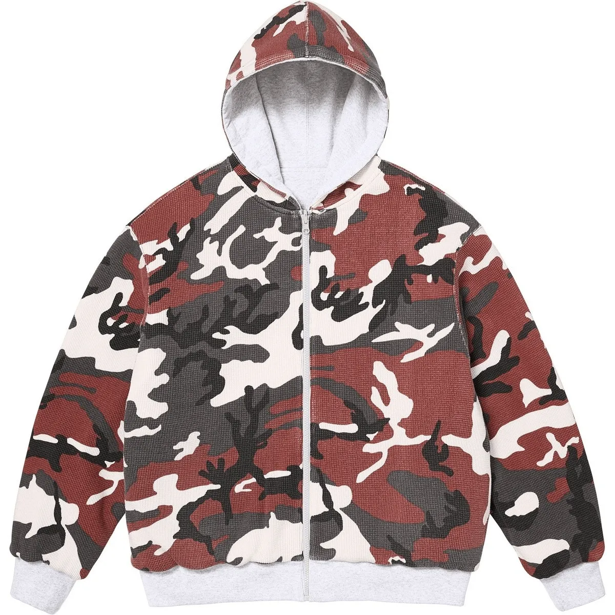 Supreme Work Zip Up Hooded Sweatshirt