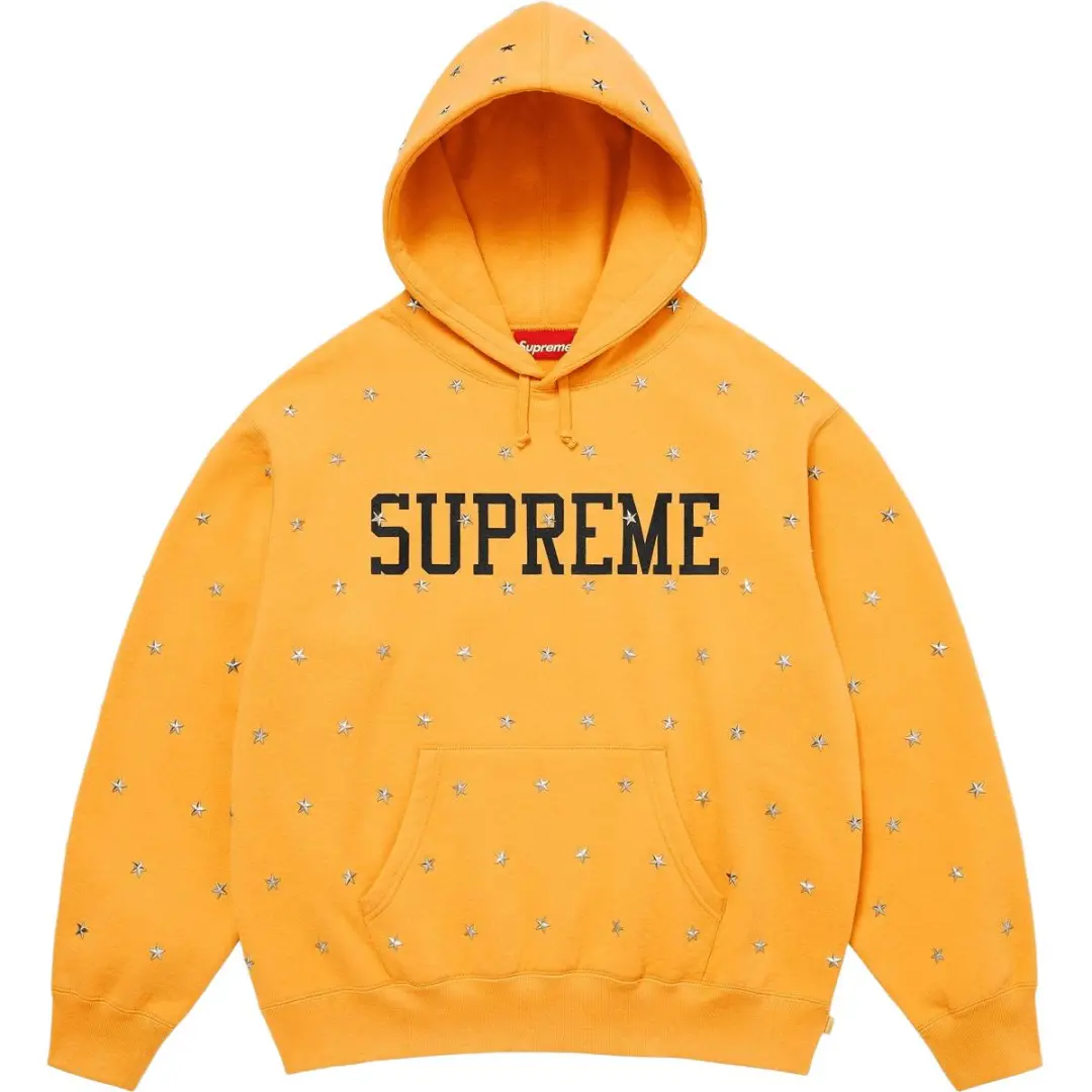 Supreme stars studded hoodie