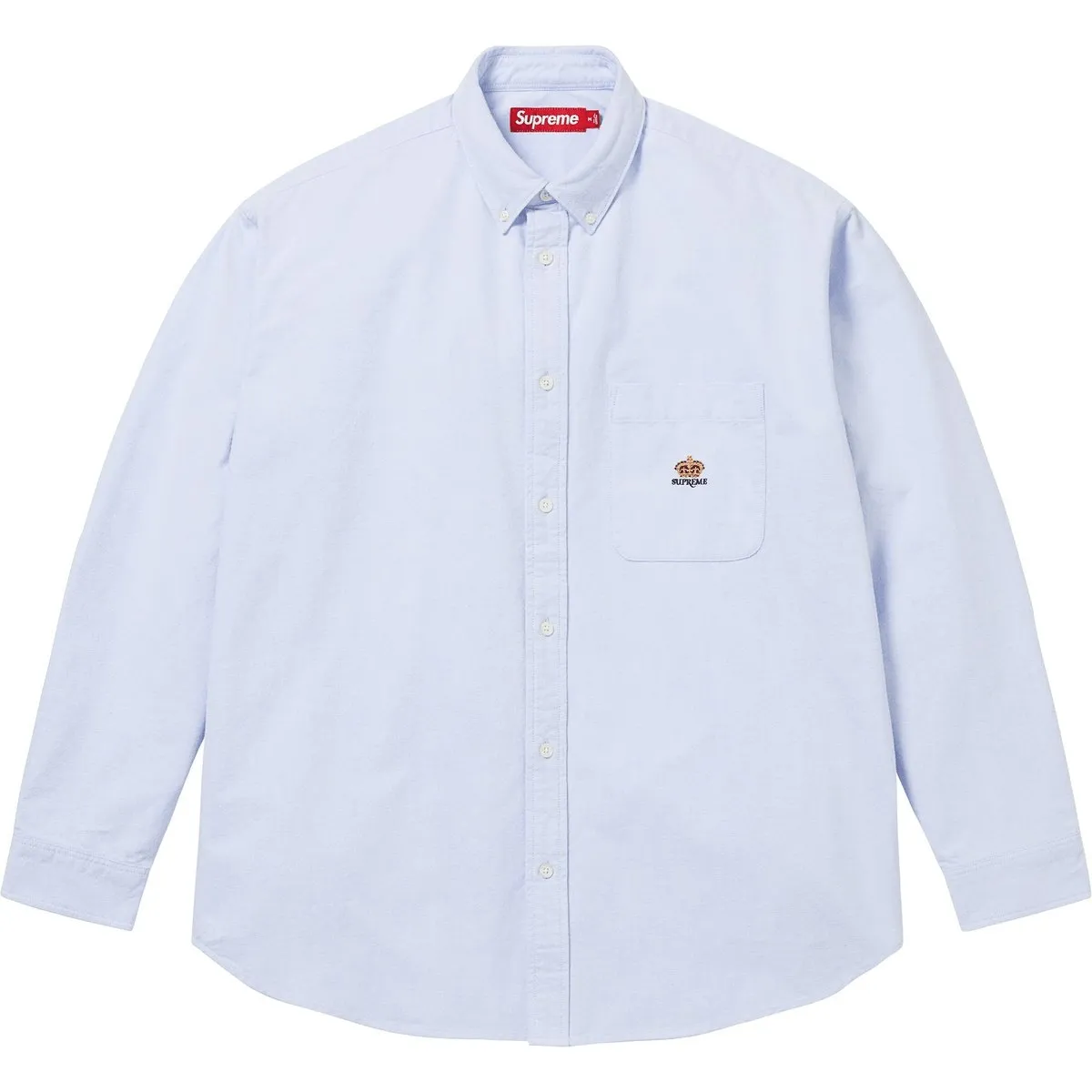 Supreme FW25 WEEK17 Loose Fit Flannel Oxford Shirt Unisex