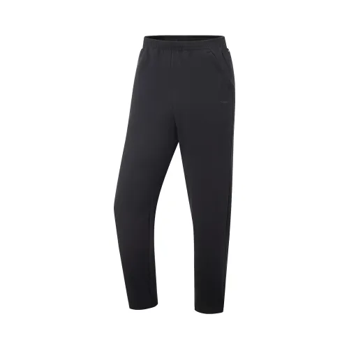 Li Ning Fitness Series Fleece Lined Thermal Athleisure Knitted Sweatpants Women's