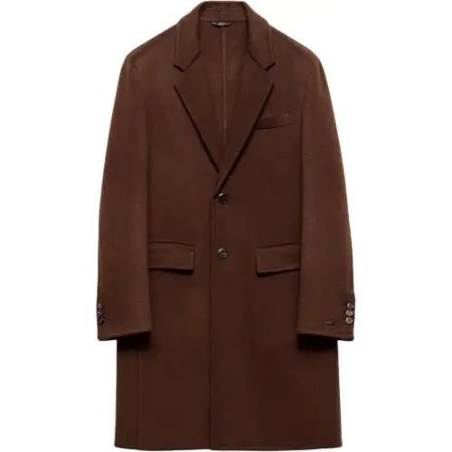 PRADA Notched lapel Single breasted Coat