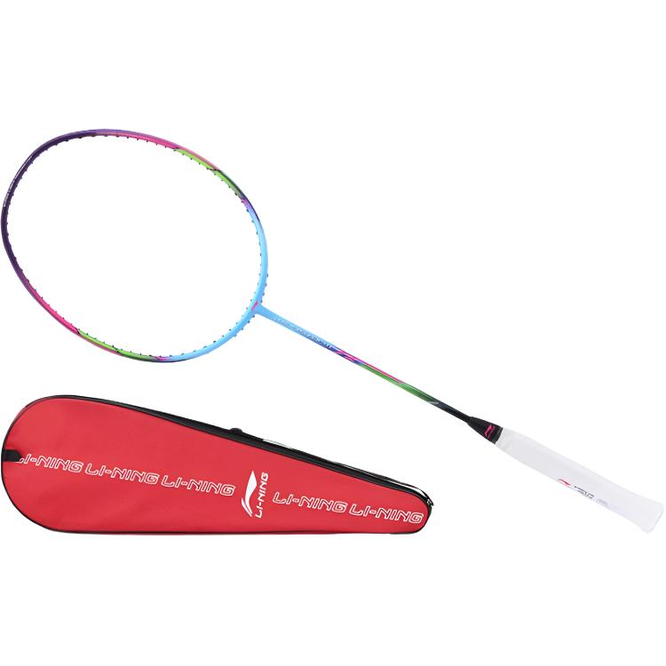 Li Ning Storm WS72 Full Carbon Badminton Rackets Super Light Advanced Level 675mm Blue Purple