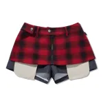 Li Ning Casual Short Skirts Women's Plaid Group