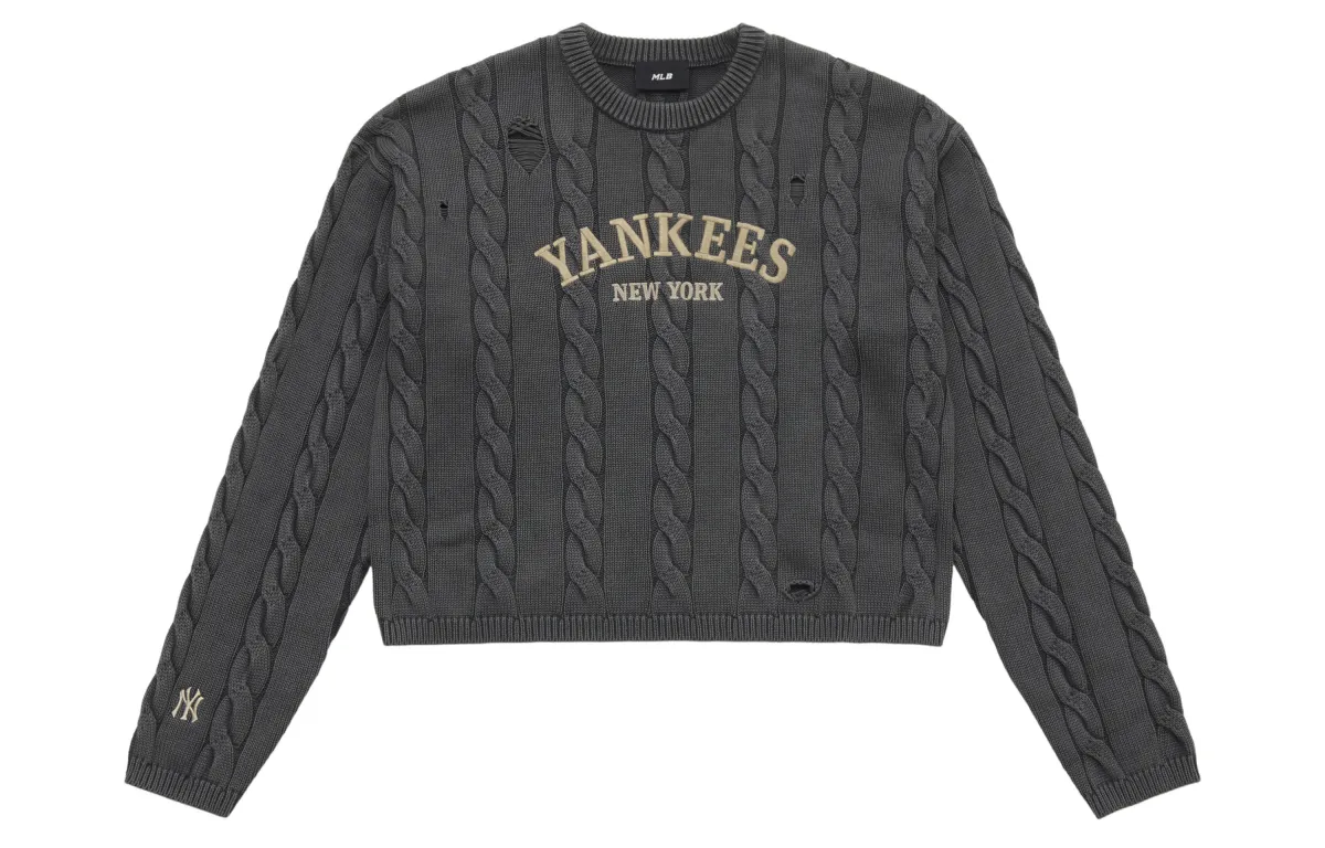 MLB New York Yankees FW25 Sweater Women's Standard Charcoal Gray