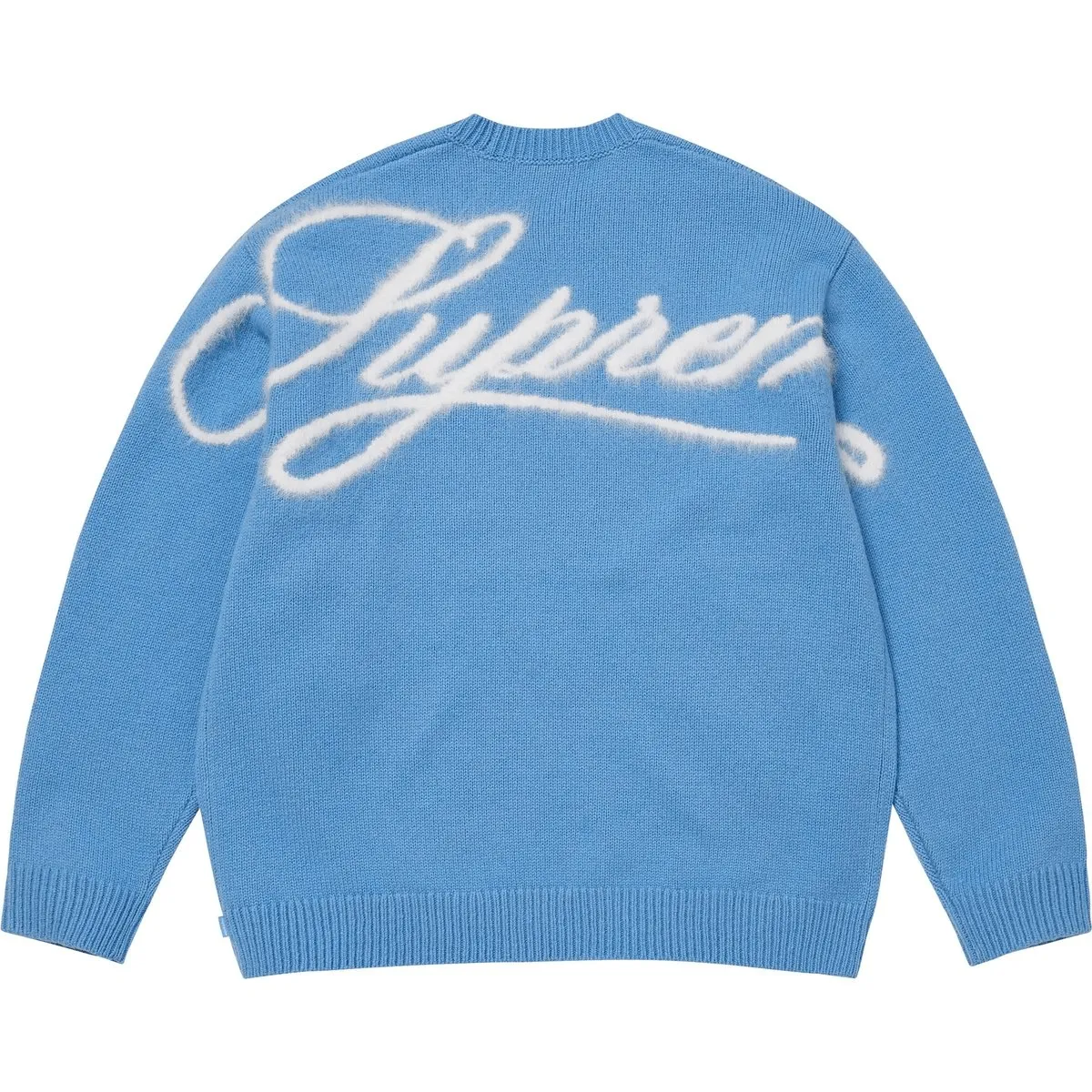 Supreme FW25 WEEK17 Angora Script Sweater Unisex
