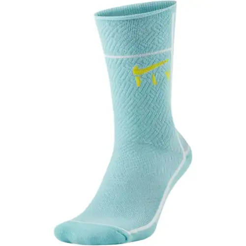 Nike Printed sports breathable basketball socks, same style for men and women, light rain and dew green