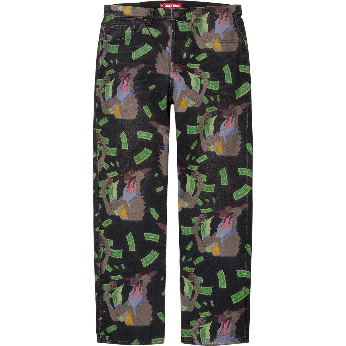 Джинсы Supreme All Dogs Go To Heaven Loose Fit Jean (синие)