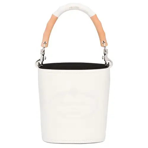 PRADA Leather Handbag Women's White