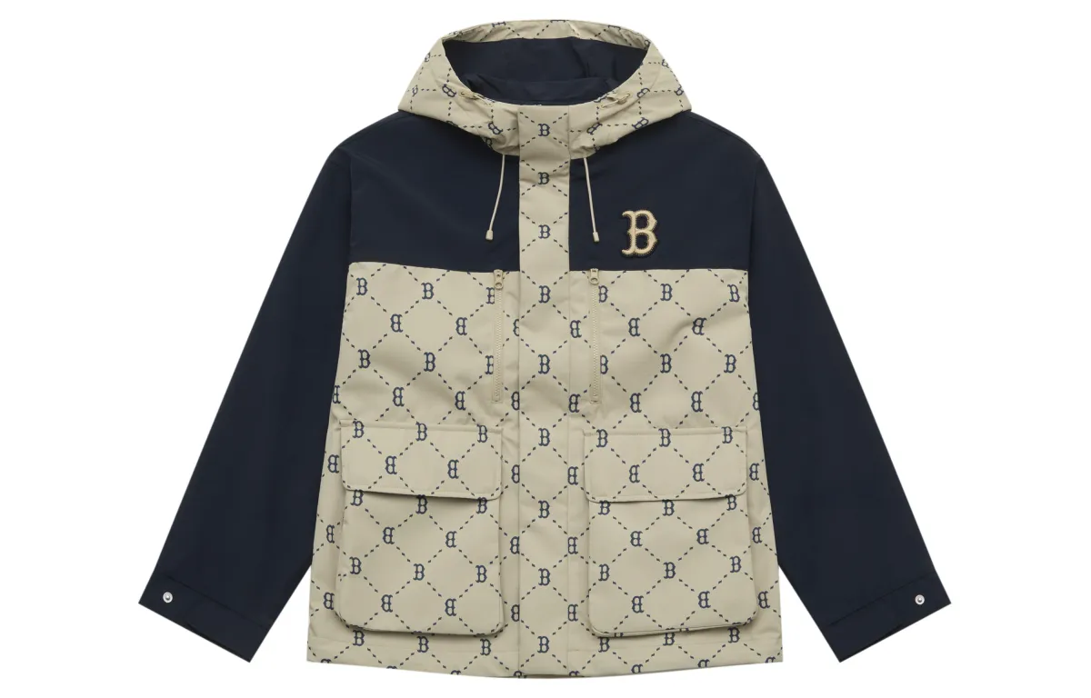 MLB MONOGRAM Collection Boston Red Sox 25FW Jacket Unisex Standard Sand