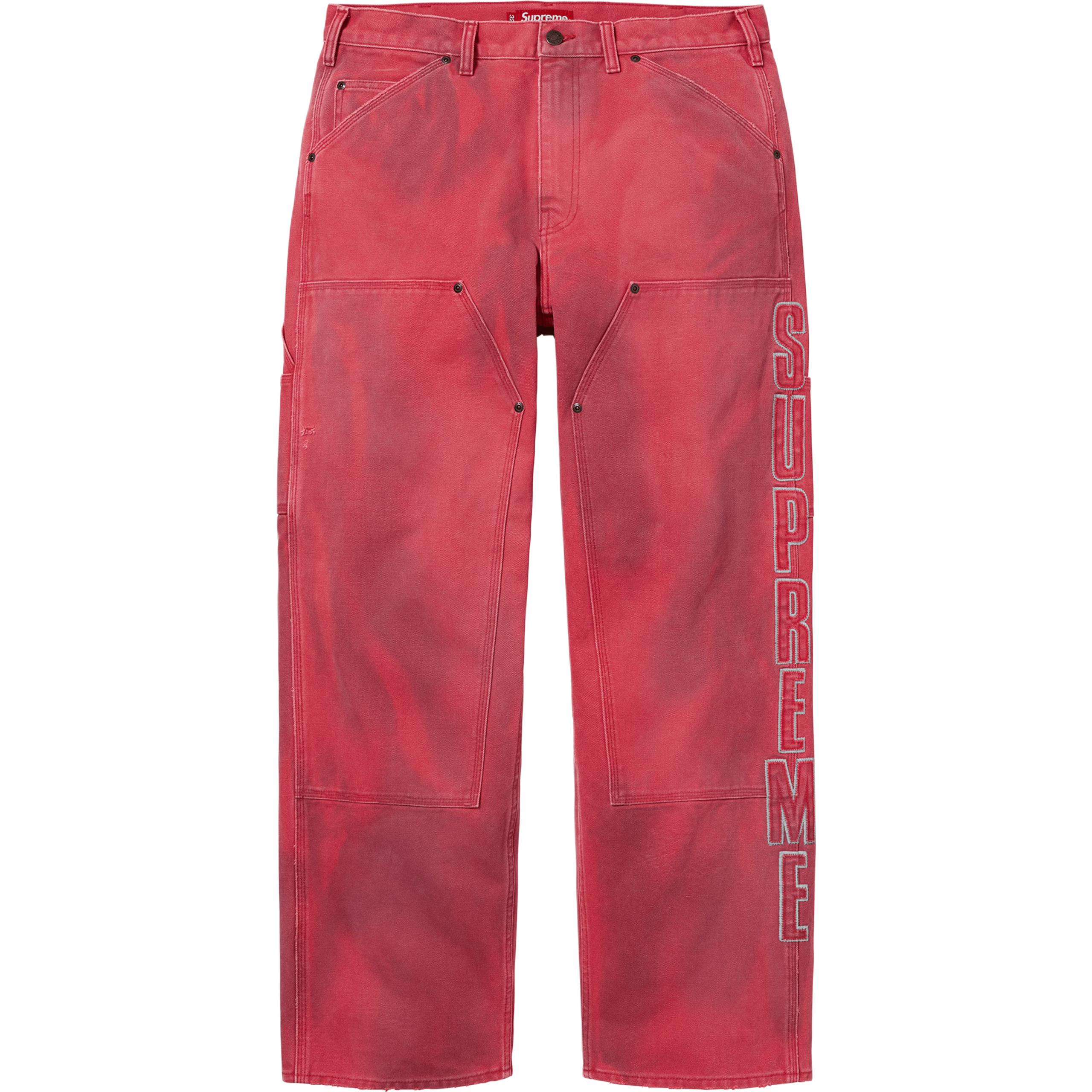 Штаны Supreme Reflective Double Knee Pant (синие)
