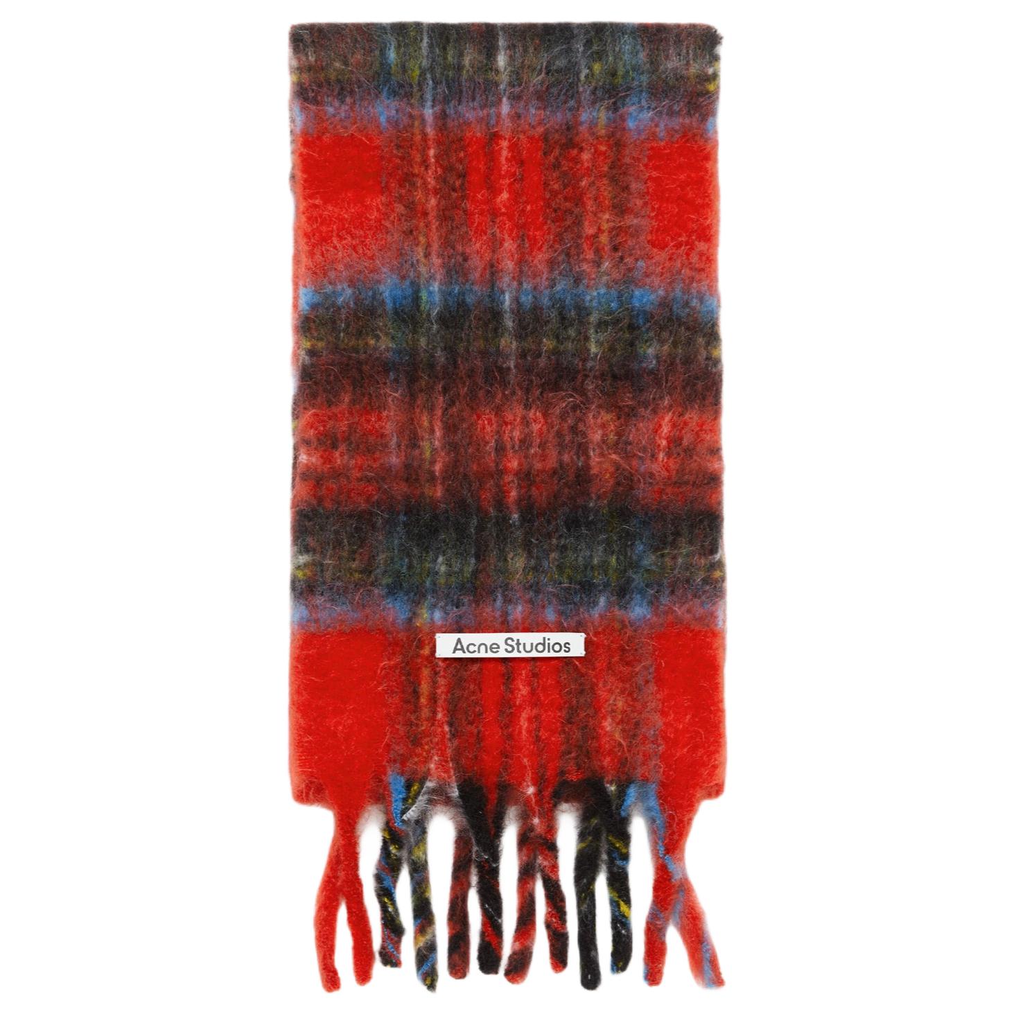 Шарф Acne Studios (красно-синий)