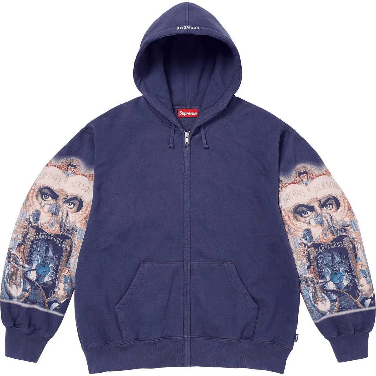 Supreme x Michael Jackson grapic-print hoodie