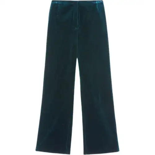 Loro Piana Niklas Trousers Casual Pants Women's Lake Blue