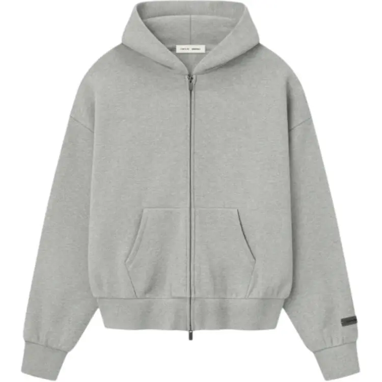 Fear Of God Essentials logo appliqué hoodie
