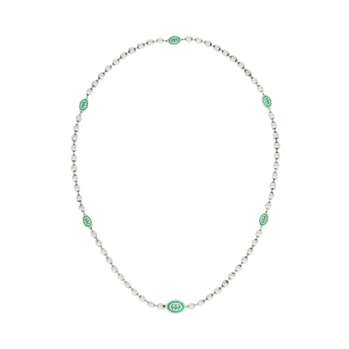 GUCCI Interlocking G Boule Chain Necklace