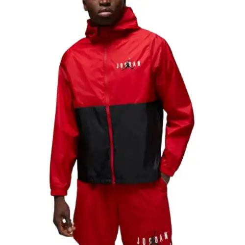 Jordan Apparel Jackets Men's Red Hooded Moderate Other