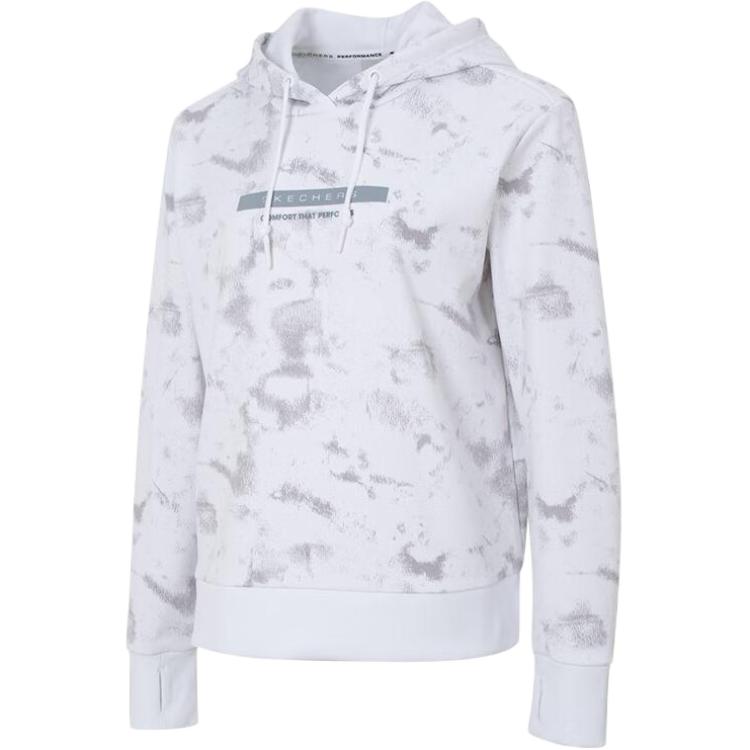 Женская толстовка Skechers PULLOVER (черная)